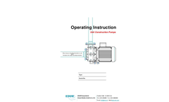 EDUR - Industry-Bloc NUB - Operating Instructions - Brochure