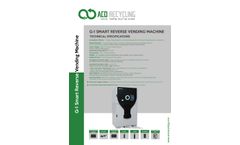 Aco Recycling Smart - Model G-1 - Reverse Vending Machine - Brochure
