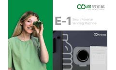 Aco Recycling - E-1 Smart Reverse Vending Machine - Brochure