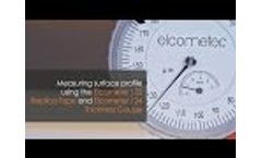 Measuring Surface Profile using the Elcometer 122 Replica Tape & Elcometer 124 Thickness Gauge Video