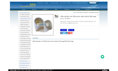 Indro - Model S1IC-BDACPE - Acrylic Dust Collector Filter Bags Brochure