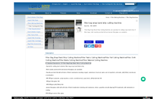 Indro - Model SIIC-M015 - Filter Bag Snap Band Strip Cutting Machine Brochure