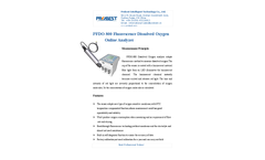 Probest - Model PFDO-700 - Fluorescence Optical DO Sensor Dissolved Oxygen Meter  Brochure