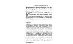 Vapor Intrusion Monitoring - Indoor Air Method Comparison Brochure