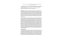 Passive Soil Gas Surveys - Groundwater and PSG Correlation Brochure