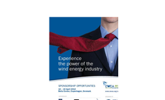 EWEA 2012 Annual Event Sponsorship Opportunities Brochure