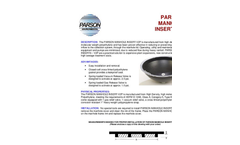 Parson Manhole Insert V2P Full Data Sheet