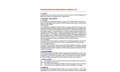 Parson Manhole Insert V2P Specifications