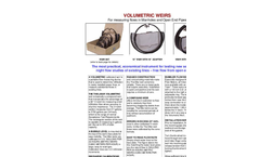 Volumetric Weirs Full Data Sheet