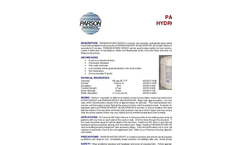 Parson Hydro Grout Full Data Sheet