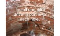 Manhole Leak Repair -- Stop Leaks with Hydro Grout Video