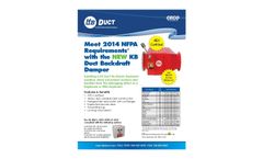CECO KB Duct - Explosion Isolation Valve - Brochure