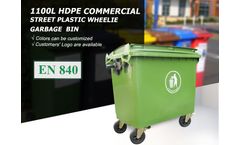SC1100L - Model 4-Wheeled - High Quality Imported 1100 Litre Mammoth Wheelie Waste Bin