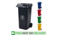 SC120L - Model 2-Wheeler - High Quality 120 Liter Wheelie Waste Bin