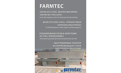 Farmtec - Waterers, Drinking Troughs Brochure