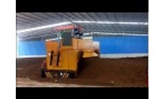 Model 3000 Semi-Hydraulic Crawler Compost Windrow Turner Machine Video