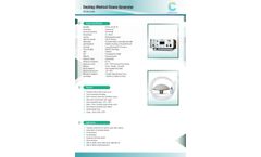 Chemtronics Chemozone - Model DT/DG Series - Desktop Medical Ozone Generator - Datasheet