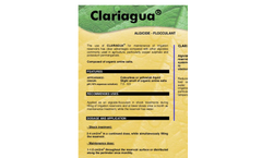 CLARIAGUA - Algaecide - Flocculant for Irrigation Ponds Brochure