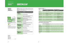 GREENLEAF line - Foliar Fertilisers with Meso and Micronutrients- Brochure