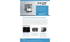 SAXON - Model Infralyt N - Emission Tester for Combustion Engines - Datasheet