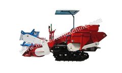Crawler Type Small Rice Combine Harvester