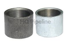 HQ Pipeline - Model HQC-02 - Black & Glavanized Steel Merchant Couplings