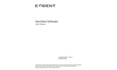 Evident - Version AeroView - Phased Array UT Data Acquisition and Analysis Software for Aerospace - Manual