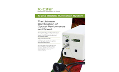 X-Cite - Model 200DC - DC Stabilized Fluorescence Light Source & Illumination System - Brochure