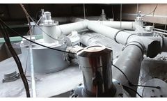 Ultrasonic Level Sensor for Plastic Granule Silo