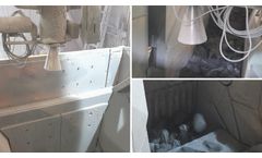 Non-contact level measurement for rock crushers