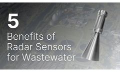 5 Benefits of Radar Level Sensors for Wastewater