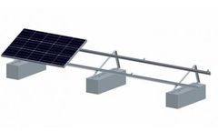 Antaisolar - Triangle Flat Roof Mounting System