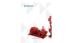Pentair Aurora - Model 382A - Single Stage Vertical Inline Close and Split Coupled Centrifugal Pump - Brochure