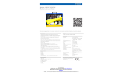 AMBUJET 1000 B 20G - Portable Suction Device With 20G Wall Fixing - Datasheet
