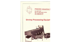 Pisces - Model PG Series - Shrimp Roller Graders - Brochure