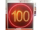 MTP - Model 2,200.00zÅ‚ - Solar Speed Limit Sign