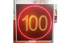 MTP - Model 2,200.00zÅ‚ - Solar Speed Limit Sign