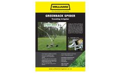 Williams - Model GB250G, GB250S, GB300G, GB300S, GB400G, GB400S - Greenback Spider - Brochure