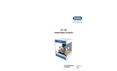 Model ES-20 - Orbital Benchtop Shaker-Incubator Brochure