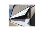 Faromor - Model HWP - Hinged Wall Panel Systems for Poultry Industry Ventilation