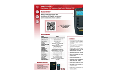 AEMC - Model 6681 - Cable Testers Brochure