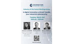 Seminar on `Is digital innovation a threat? Handle your industrial cybersecurity` (Shanghai, March 2)