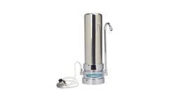 Crystal Quest - Model CQE-CT-00171 - Alkalizing Single Countertop Water Filter System