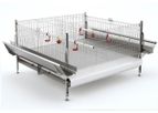 Texha - Model JUNIOR - Pullets and Broilers Growing Cage