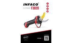 Pruning shears F3020 manual