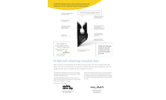 Klima - Self Release Vineyard Clips Brochure