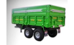 Model 8 Ton - Tandem Axle Rear Tipping Farm Trailer