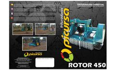 Picursa - Model Rotor 450 - Forestry Mulcher - Brochure