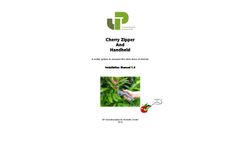 Umweltanalytische-Produkte - Model Cherry-Zipper - 25700 - Fruit and Stem Holding Testing Mobile Device  - User Manual