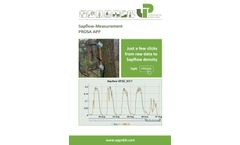 PROSA-App - Professional Sapflow Evaluation Software - Brochure